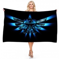 IMFLY Legend of Zelda Badetuch,Strandtuch Link Arrow,Handtuch Badelaken Strandlaken Strandtuch,kinderhandtuch,Badelaken Schnell Trocknend (D,80x160cm)