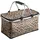 KESPER Einkaufskorb Leopard braun 50 x 29 x 25,5 cm
