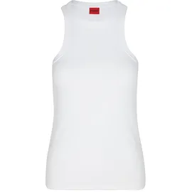 Hugo Top The Plain Tank Weiß M