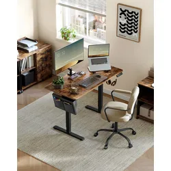 SONGMICS Schreibtisch Höhenverstellbarer elektrisch, mit Memory-Funktion