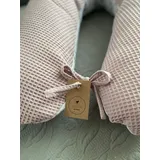 LOOLAY Schwangerschaftskissen 170 cm Hase Waffel Rosa