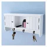 vidaXL Wandgarderobe vidaXL Weiß