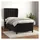 vidaXL Boxspringbett 100 x 200 cm Schwarz