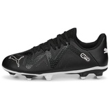 Puma Unisex Kids' Sport Shoes FUTURE PLAY FG/AG JR Soccer Shoes, PUMA BLACK-PUMA WHITE, 30 - 30 EU