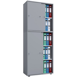 VCM my office Schiebetürenschrank XXL Lona 914378 grau