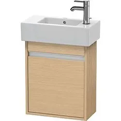 Duravit Ketho Waschtisch-Unterschrank KT6629L3030 45x22,5x55cm, wandhängend, Tür links, Eiche natur