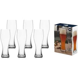 Leonardo Taverna Weizenbiergläser 6er Set transparent 
