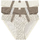 bonprix Slip 3 St. Braun 40/42
