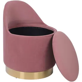 Kayoom Drehhocker 68 x 52 x 52 cm Altrosa