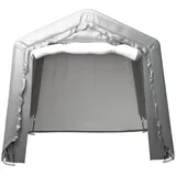 vidaXL Lagerzelt 240x240 cm Stahl Grau