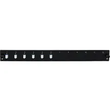 EFB-Elektronik EFB Elektronik Bestückte 12 Port Frontblende mit 6 x LC Duplex Kupplung OS2 vertikal, schwarz SBFPS6SCSOS2