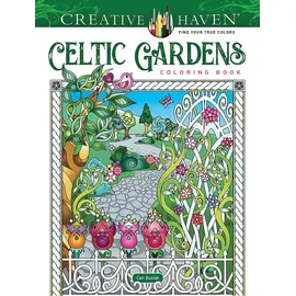 Dover Creative Haven Celtic Gardens Coloring Book (Creative Haven Coloring Books)