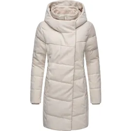 Ragwear Wintermantel "Pavla Coat", Damen, Gr. 6XL (52), beige (ecru), Obermaterial: 100% Polyester. Innenfutter: 100% Polyester. Wattierung: 100% Polyester, tailliert ca.