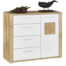 Uno Sideboard Yambio 106 x 90 x 38 cm Mehrfarbig
