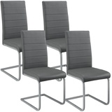 Juskys Freischwinger Stuhl Vegas 4er Set