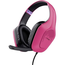 Trust GXT415P ZIROX Headset kabelgebunden Stereo Pink