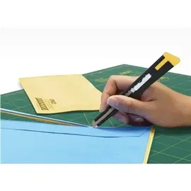 OLFA Cutter-Messer 180 Black, 9 mm Klinge in schwarzer Metallausführung