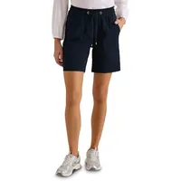Cecil Straight Leg Shorts Blau L