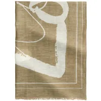 Marc O'Polo Schal aus Leinen-Baumwoll-Mix, Beige, 1