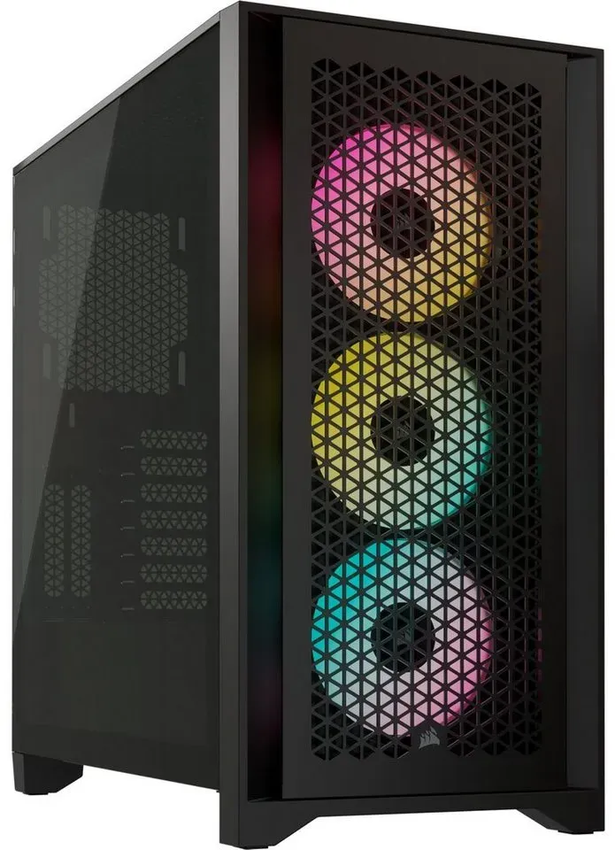 Corsair PC-Gehäuse Corsair iCUE 4000D RGB AIRFLOW, Tower-Gehäuse schwarz