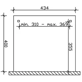 SKANHOLZ Ancona 434 x 400 cm eiche hell