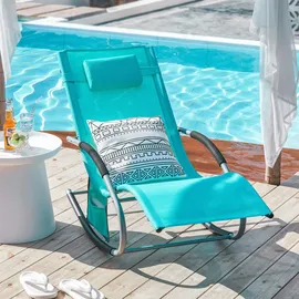 SoBuy Relaxliege OGS28 Türkis