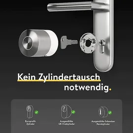NUKI Smart Lock Pro (5. Generation) Smartlock , Silber