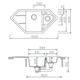 Schock Signus C-150 Einbau bronze + Excenterbetätigung