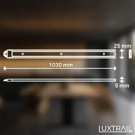 Briloner Brilo Stromschiene-Set Luxtrail Zubehör Schwarz