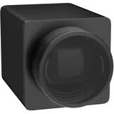 XTELARY Einzelner Uhrenbeweger, Schwarzer Automatischer Uhrenbeweger Aus Veganem Leder mit Mabuchi-Motoren und Verstellbarem Kissen für Damen und Herren Automatikuhren, Dual-Power-Uhrenbeweger