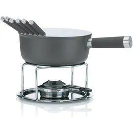 Kela 16564 Käsefondue-Set, Lancy, grau