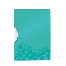 Leitz Klemmhefter WOW ColorClip A4 eisblau