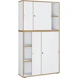 VCM Salia Aktenschrank 100 x 37 x 183 cm weiß