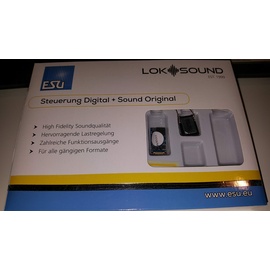 ESU - LokSound 5 micro DCC/MM/SX/M4, Next18, Retail, mit Lautsprecher 11x15mm, Spurweite: N, TT, H0, bespielt mit