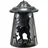 Europalms Laterne Katze 23 cm Schwarz
