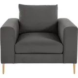 OTTO products Loungesessel OTTO PRODUCTS "Finnja", grau, B:105cm H:83cm T:103cm, Luxus-Microfaser: aus recycleten Textilien (100% PES), Sessel, Lounge-Sessel, mit Recycling-Bezug