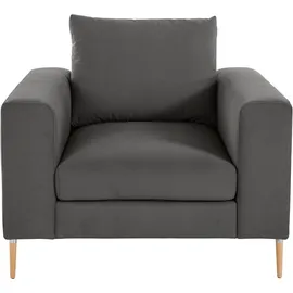 OTTO products Loungesessel OTTO PRODUCTS "Finnja", grau, B:105cm H:83cm T:103cm, Luxus-Microfaser: aus recycleten Textilien (100% PES), Sessel, Lounge-Sessel, mit Recycling-Bezug