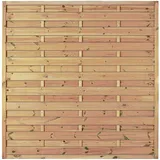 T&J Sichtschutzzaun Maxi-Massiv Sichtschutz Lamellenzaun, 180x180 cm