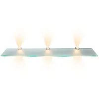 Kalb Material Für Möbel LED Glasregal Wandpaneel Hängeregal Wandboard