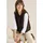 Cecil "Curly fake Wool", Damen, Gr. XXL (46), braun macchiato braun), Stoff, 100% Polyester, unifarben, normal, Rundhals, Westen, Rundhalsausschnitt