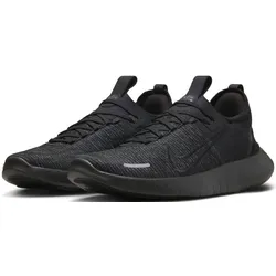 Laufschuh NIKE "Free Run Flyknit Next Nature", Gr. 42,5, schwarz (schwarz, schwarz), Textil, Synthetik, sportlich, Schuhe