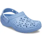 Crocs Classic Floral Cut Out Clog Hellblau 33
