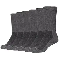 CAMANO 6er Pack camano Organic Diabetiker Crew Socken 0008