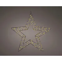 Kaemingk Lumineo LED Stern mit Timer Metall Ø 58