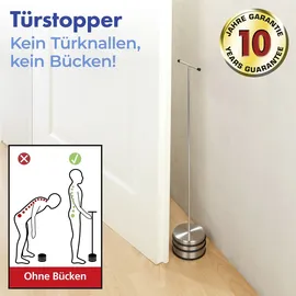 Wenko Türstopper Modell Big Boy Silber 11 x 68 cm