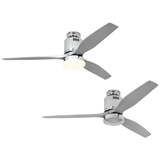 CasaFan Aerodynamix 132 CH 132 cm Deckenventilator chrom glänzend/silbergrau