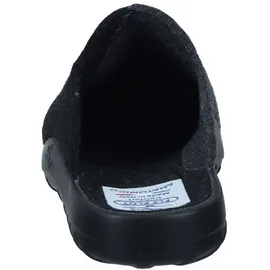 FLY FLOT Pantoffel Filz Schwarz 45