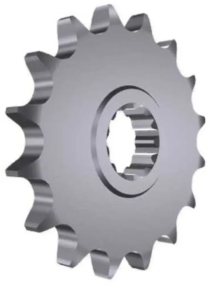 Afam 21602 And Rubber Kettenblatt - Silver - 16t