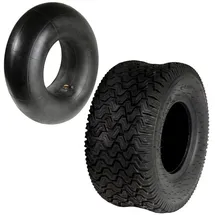 Helo24 1x Reifen inkl. Schlauch 18x8.50-8 Rasentraktor Reifendecke 4pr Aufsitzmäher S2