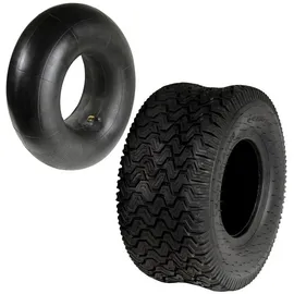 Helo24 1x Reifen inkl. Schlauch 18x8.50-8 Rasentraktor Reifendecke 4pr Aufsitzmäher S2